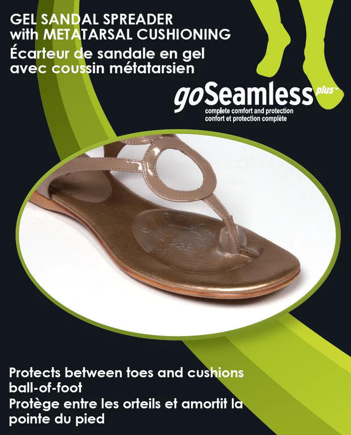 Paradigm Medical - Écarteur de sandale en gel avec coussin métatarsien GS1133 - Boutique du Cordonnier