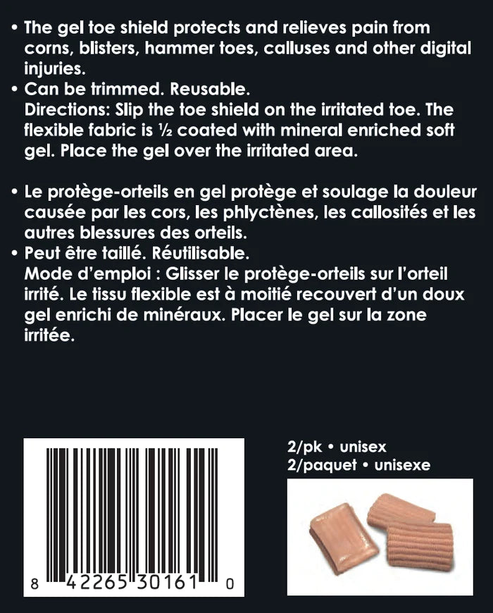 Paradigm Medical - Protège-orteils en gel GS3016 - Boutique du Cordonnier