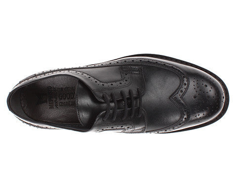 Mephisto MATTHEW Noir Chaussures Confortables à lacets pour hommes avec semelles amovibles Goodyear-Welt - Boutique du Cordonnier