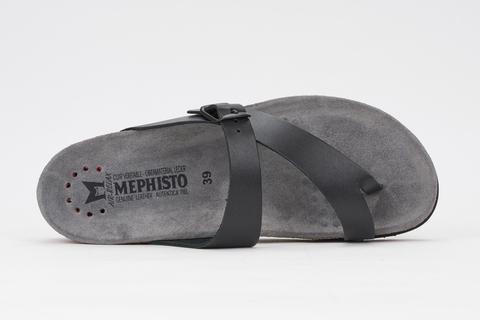 Mephisto HELEN Black 2800 Sandales en cuir pour femmes - Boutique du Cordonnier