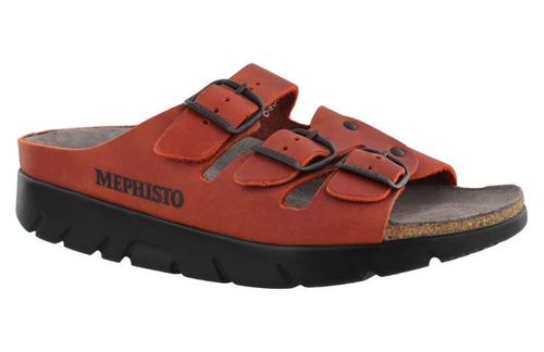 Mephisto ZACH FIT Red 3401 LARGE Sandale pour Femmes Orthopédique Women Orthopedic Sandals - Boutique du Cordonnier