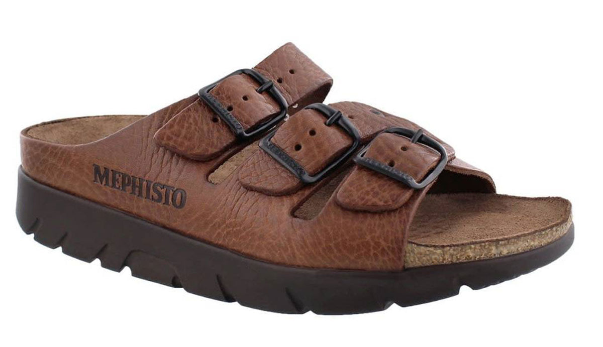 MEPHISTO 40 Mens Sandals Tan Leather MADE IN FRANCE *SOLID  Size 6 Mephisto Men main image 2
