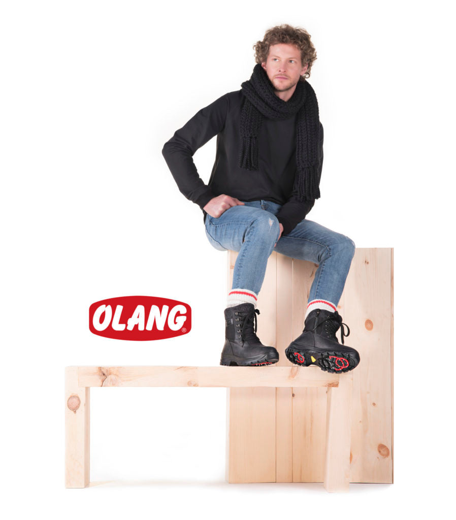 Olang KURSK NERO Botte avec crampons rabattables pour Homme - Boutique du Cordonnier