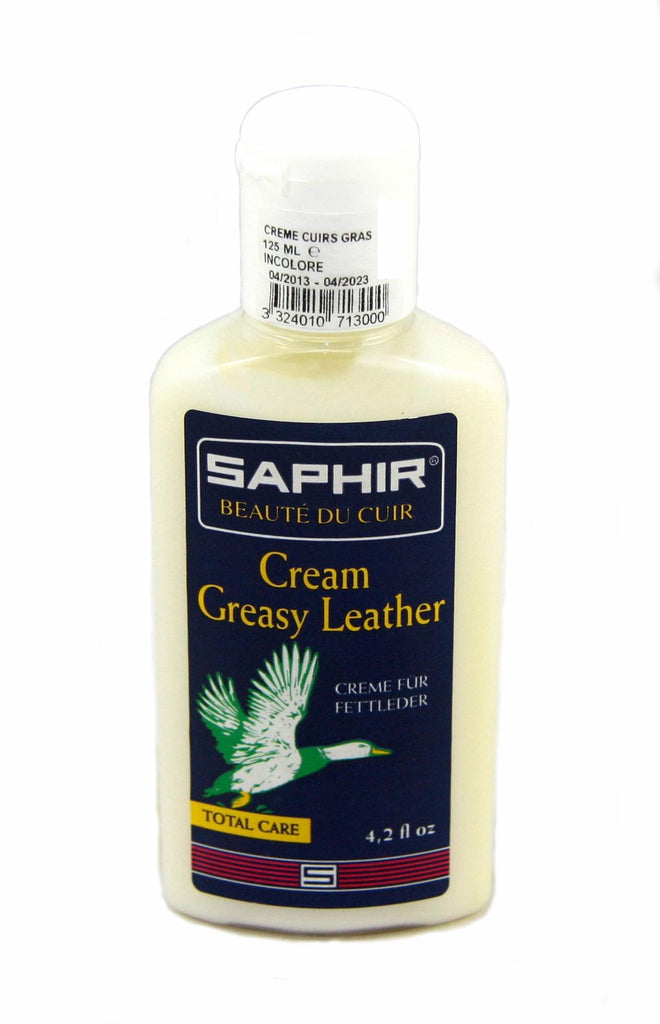 Saphir - Crème protectrice pour cuirs huilés 125 ml - Boutique du Cordonnier