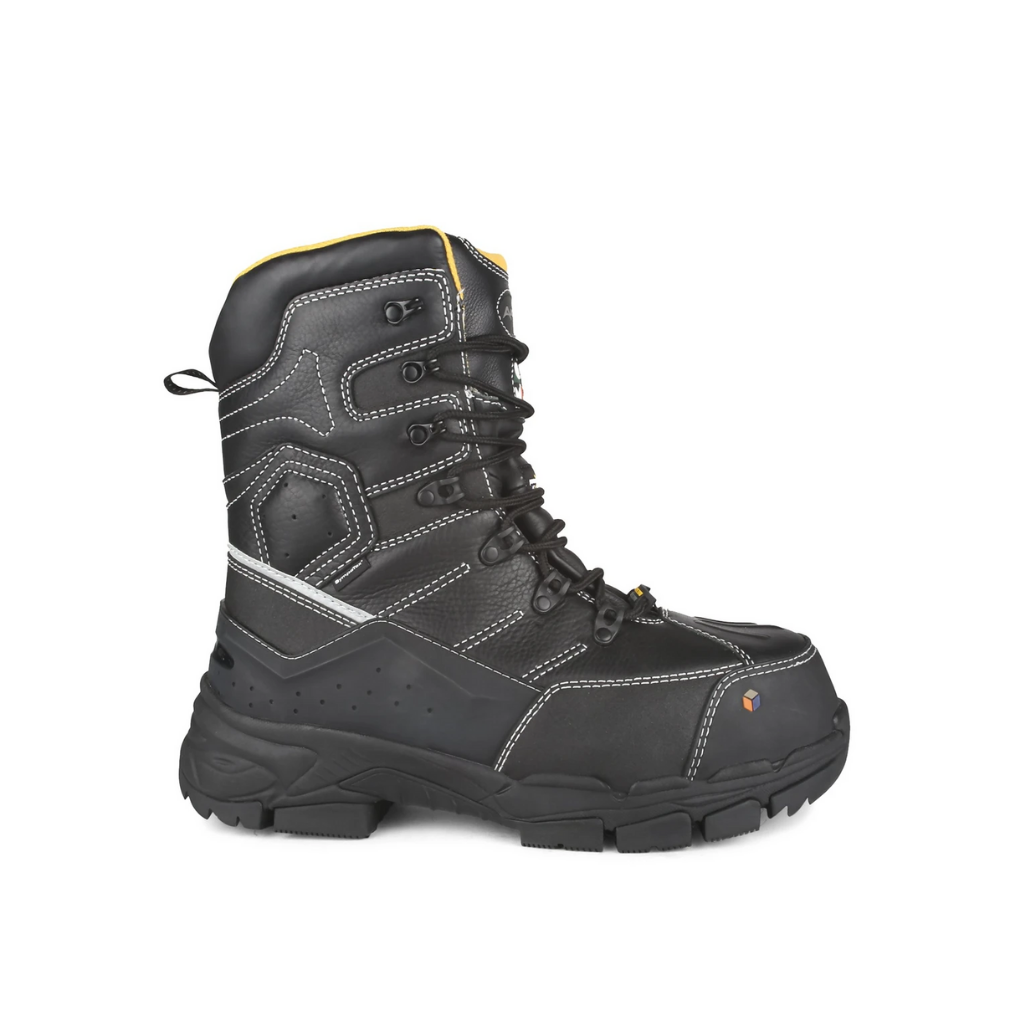Bottes de Travail Isolées pour l'hiver Certifiées CSA Caps et Semelles Protectrices