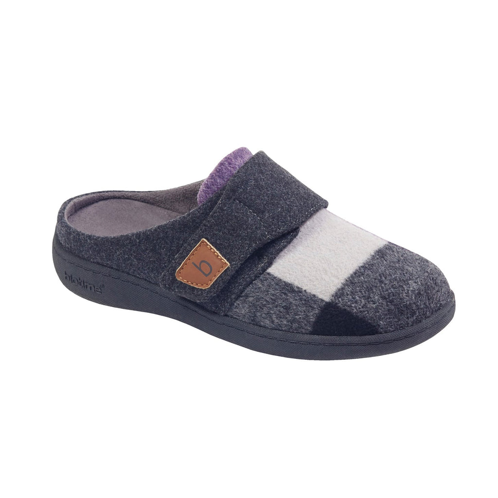 Biotime AMITY Grey/Purple Plaid - Boutique du Cordonnier