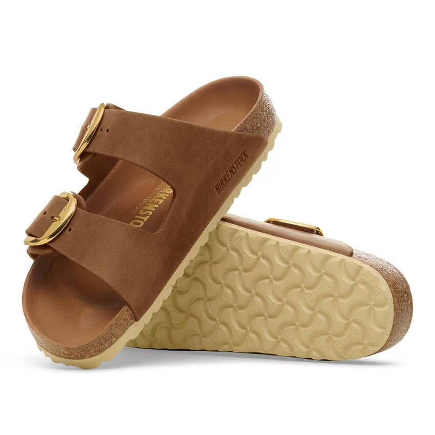 Birkenstock ARIZONA BIG BUCKLE 1011072 Cognac | Cuir Largeur Régulière - Boutique du Cordonnier
