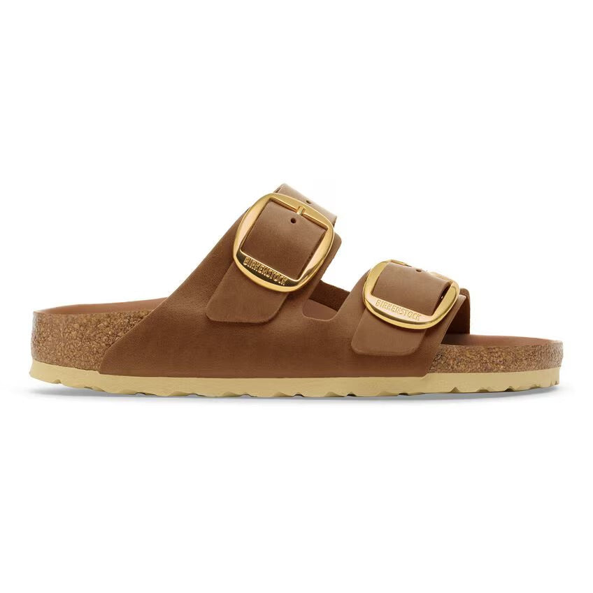 Birkenstock Arizona Big Buckle 1011073 Cognac | Cuir Largeur Étroite - Boutique du Cordonnier