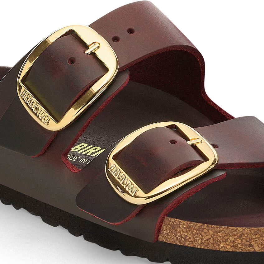 Buy Beige Beige/High-Shine New Beige Arizona Big Buckle Natural Leather  Patent Online in India | BIRKENSTOCK