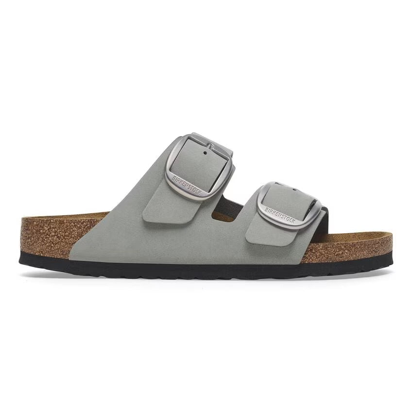 Birkenstock ARIZONA BIG BUCKLE 1029311 Pure Sage | Nubuck Largeur Étroite - Boutique du Cordonnier