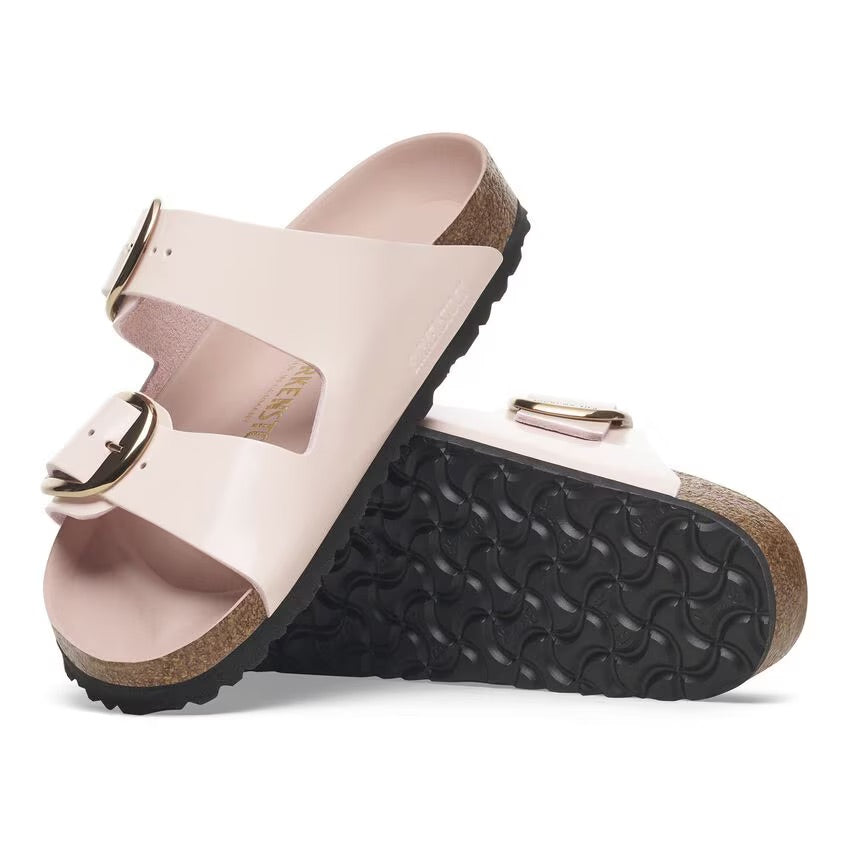 Birkenstock ARIZONA BIG BUCKLE 1029392 High Shine Light Rose | Cuir Largeur Étroite - Boutique du Cordonnier