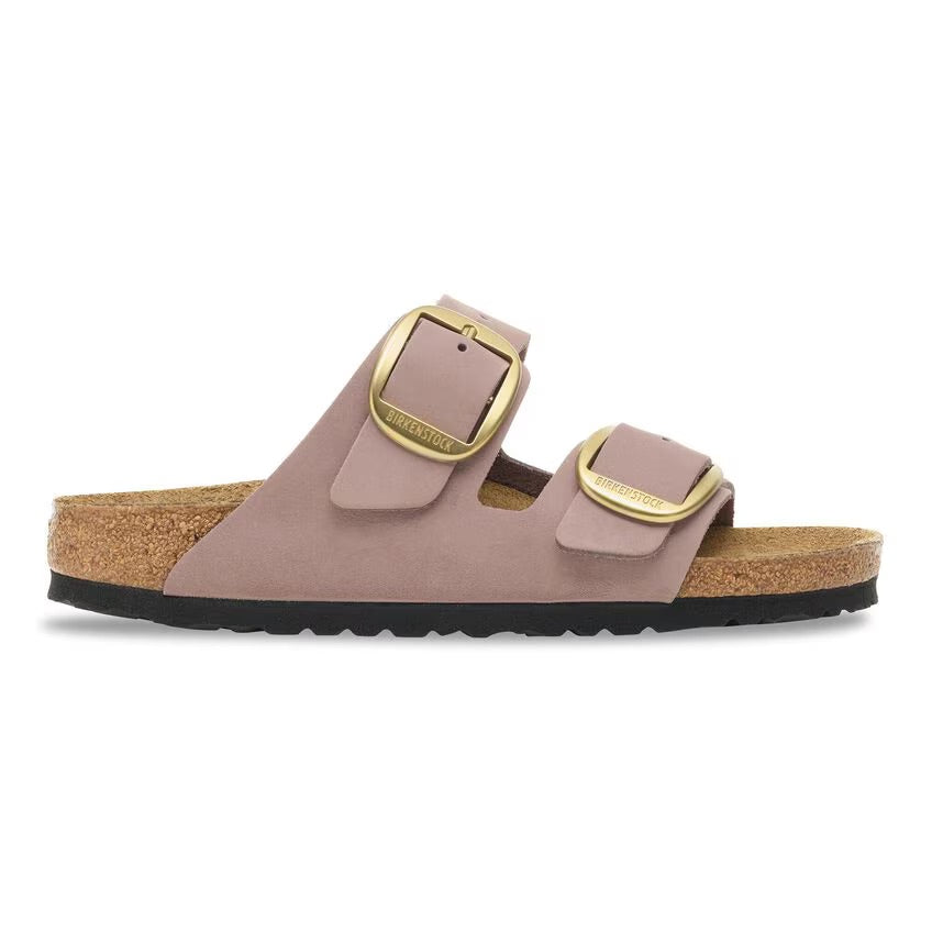 Birkenstock ARIZONA BIG BUCKLE 1030528 Faded Purple | Nubuck Largeur Étroite - Boutique du Cordonnier