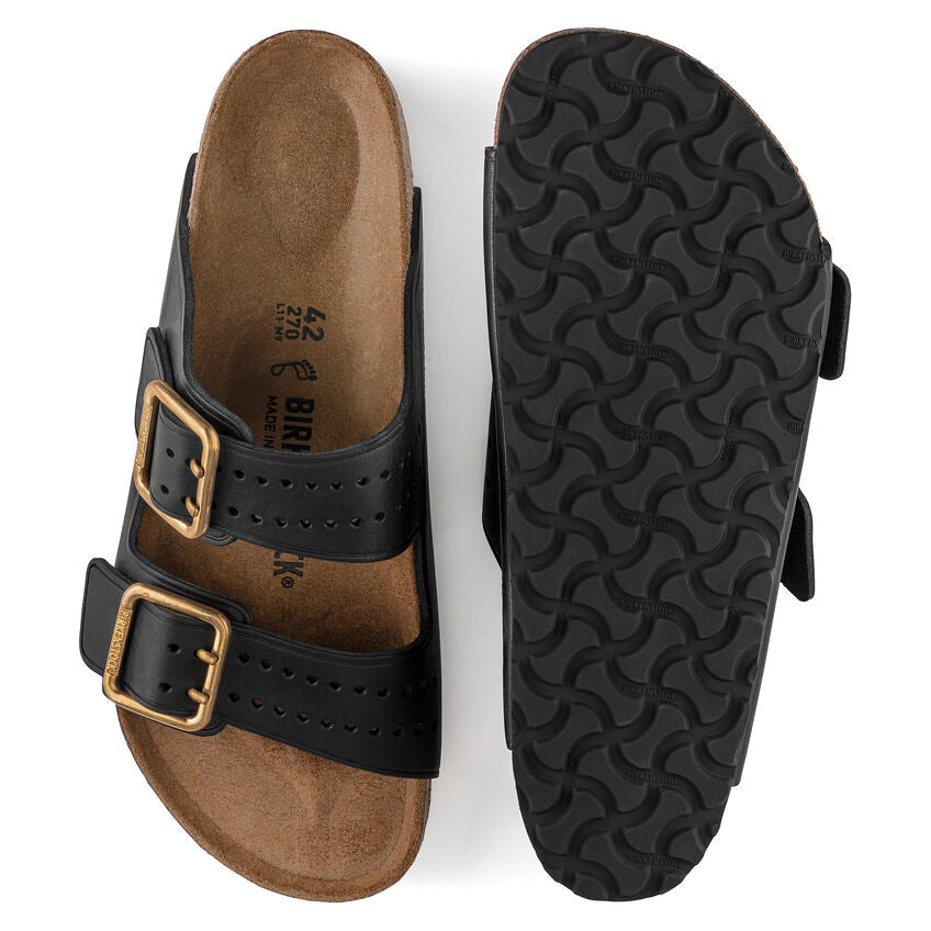 Birkenstock ARIZONA BOLD 1022604 Noir | Cuir Largeur Régulière - Boutique du Cordonnier