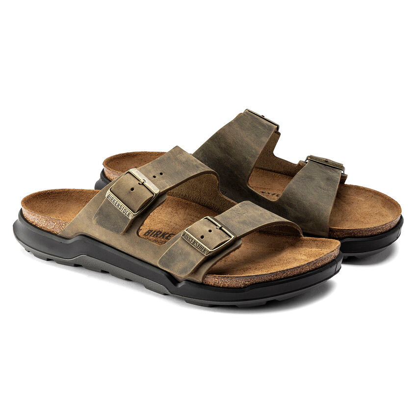 Birkenstock ARIZONA CT 1018463 Faded Khaki | Cuir Largeur Régulière - Boutique du Cordonnier