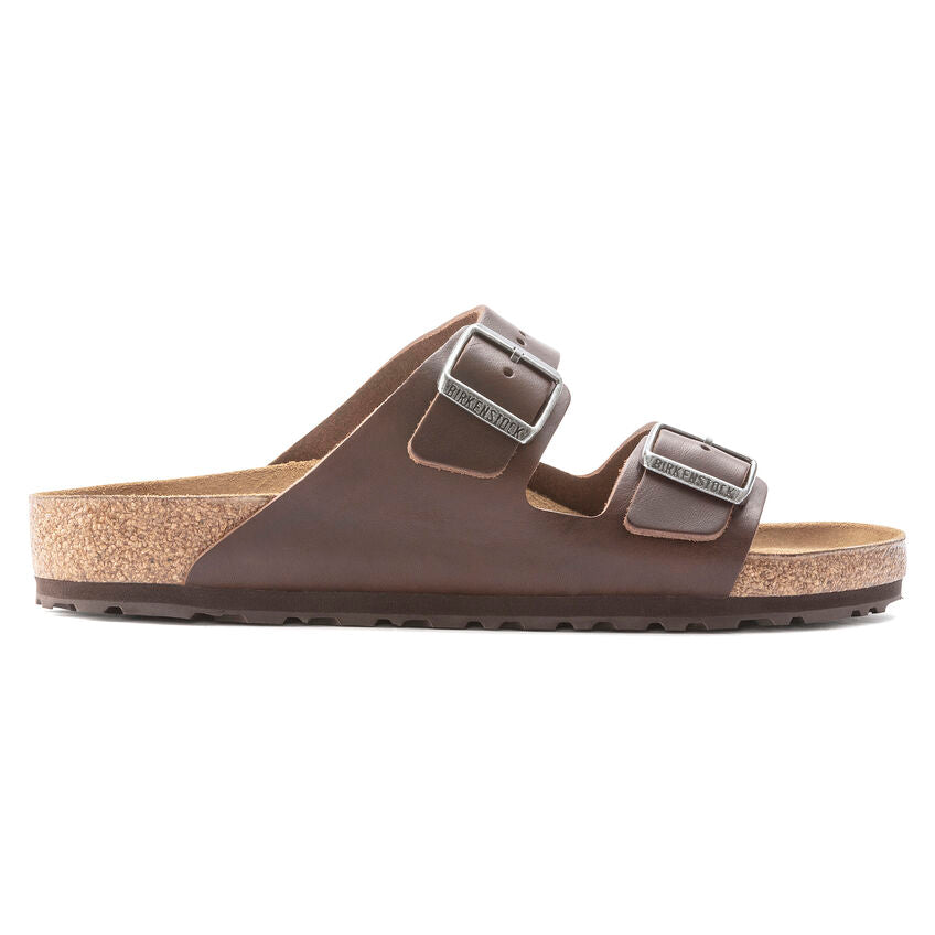Birkenstock ARIZONA GRIP 1023117 Vintage Roast | Cuir Largeur Régulière - Boutique du Cordonnier