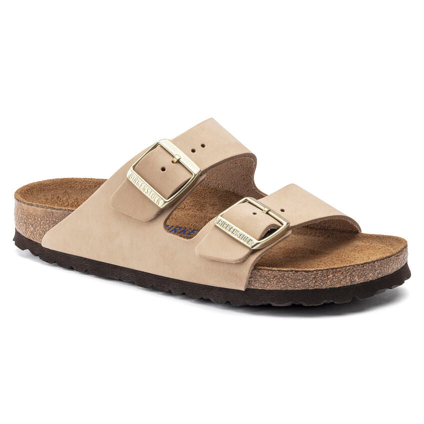 Birkenstock ARIZONA SOFT 1019016 Sandcastle | Nubuck Largeur Étroite - Boutique du Cordonnier