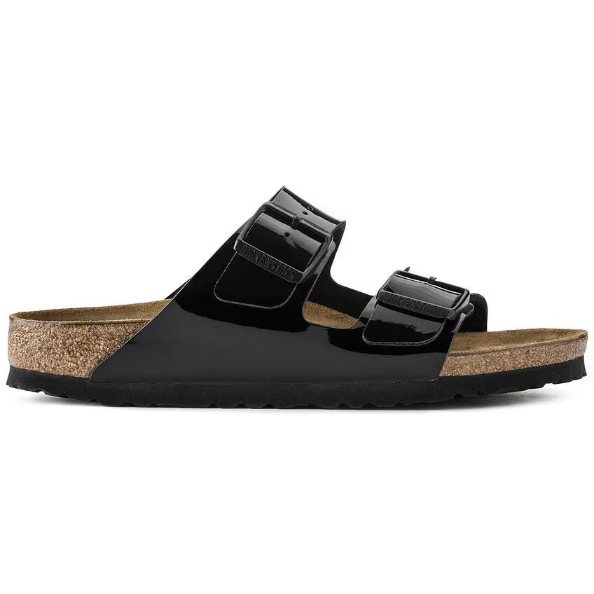 Birkenstock ARIZONA 1005292 Patent Black | Birko-Flor Largeur Étroite - Boutique du Cordonnier