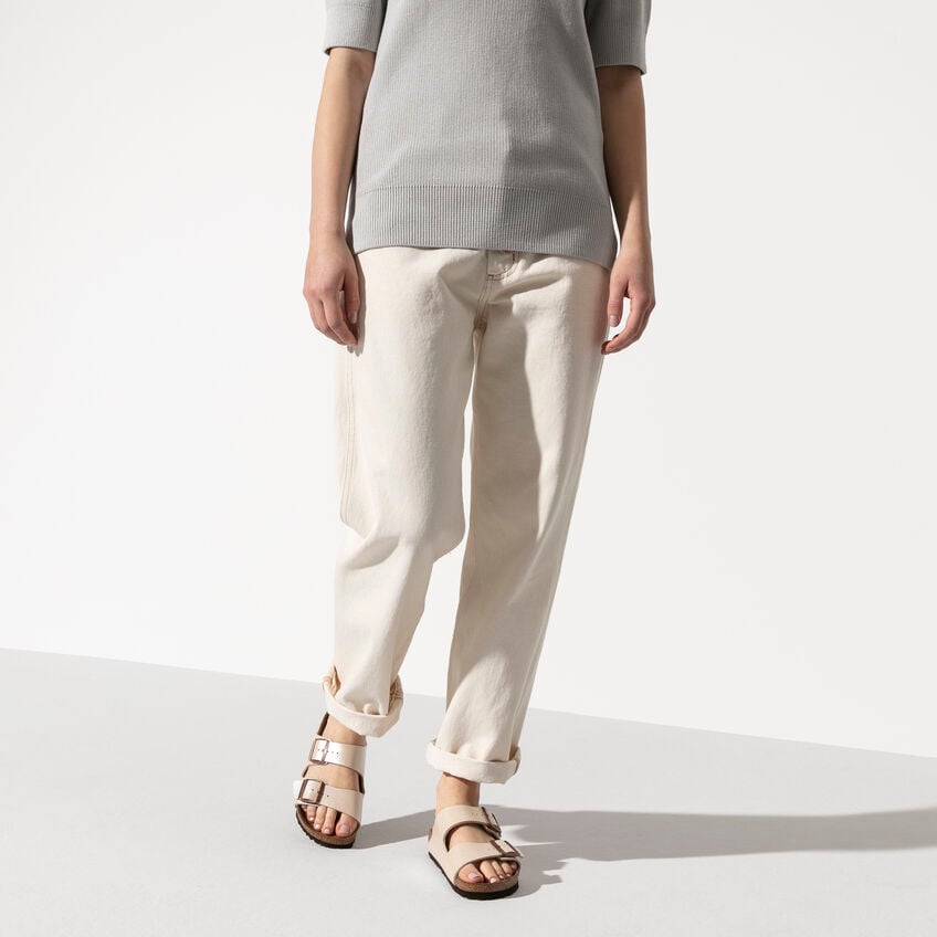 Birkenstock ARIZONA 1009920 Graceful Pearl White | Birko-Flor Largeur Régulière - Boutique du Cordonnier