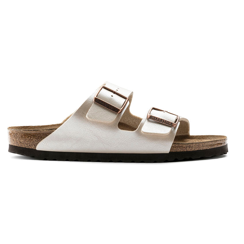 Birkenstock ARIZONA 1009920 Graceful Pearl White | Birko-Flor Largeur Régulière - Boutique du Cordonnier