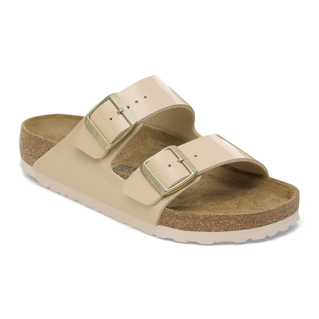 Birkenstock ARIZONA 1013069 Patent Sand | Birko-Flor Largeur Régulière - Boutique du Cordonnier