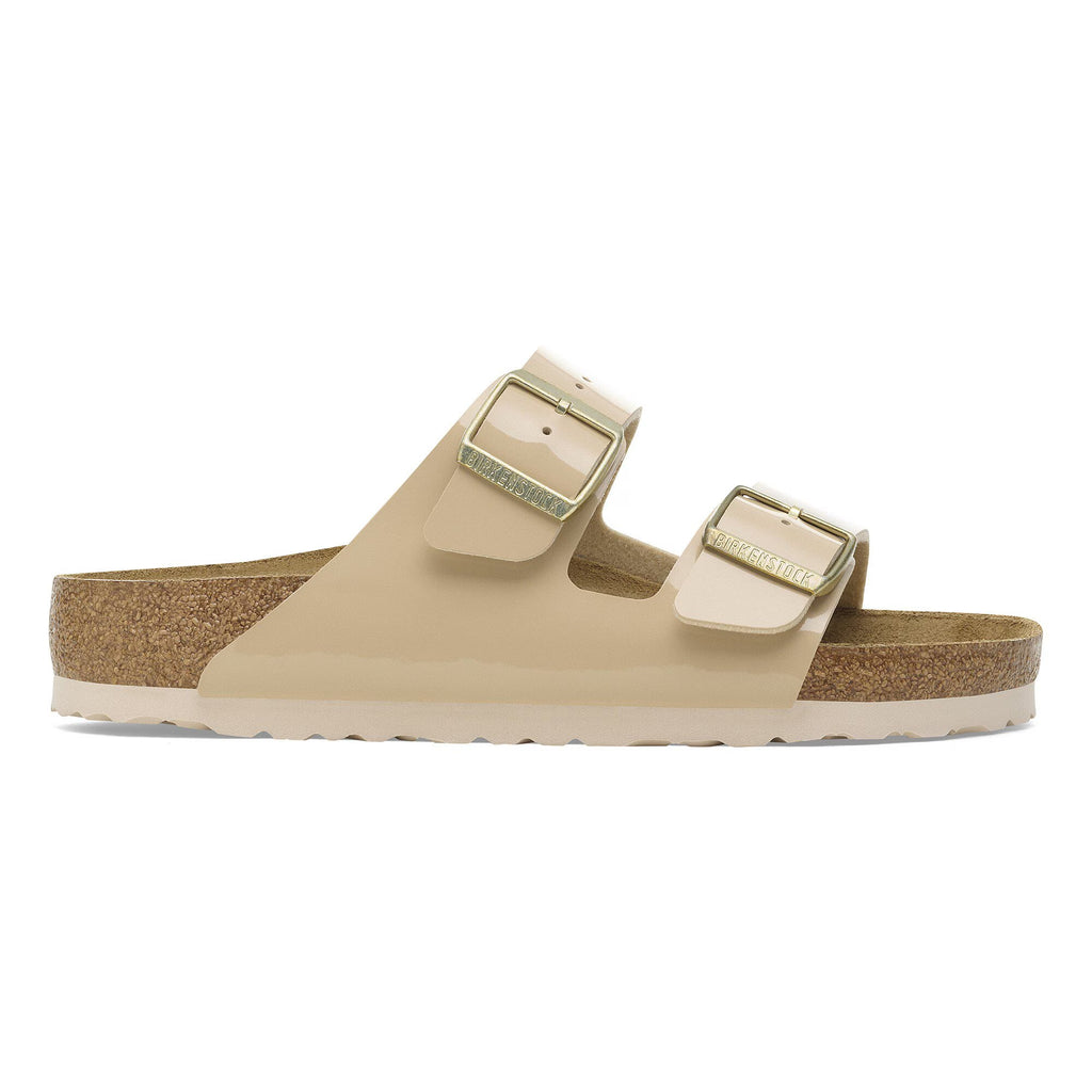 Birkenstock ARIZONA 1013069 Patent Sand | Birko-Flor Largeur Régulière - Boutique du Cordonnier