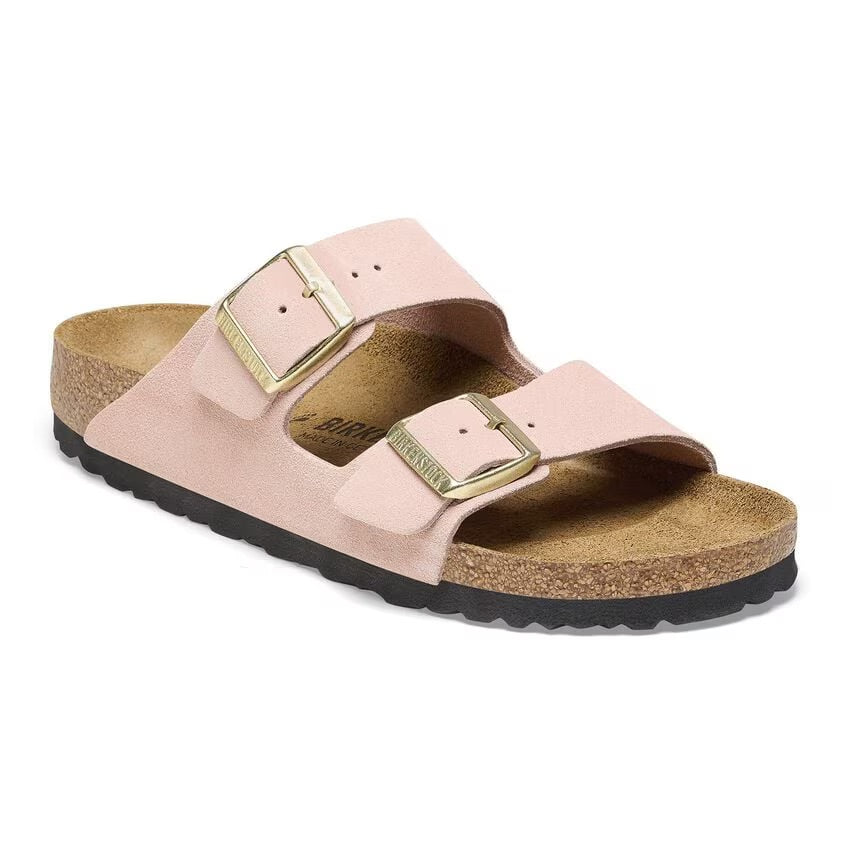 Birkenstock ARIZONA 1026138 Light Rose | Suède Largeur Régulière - Boutique du Cordonnier