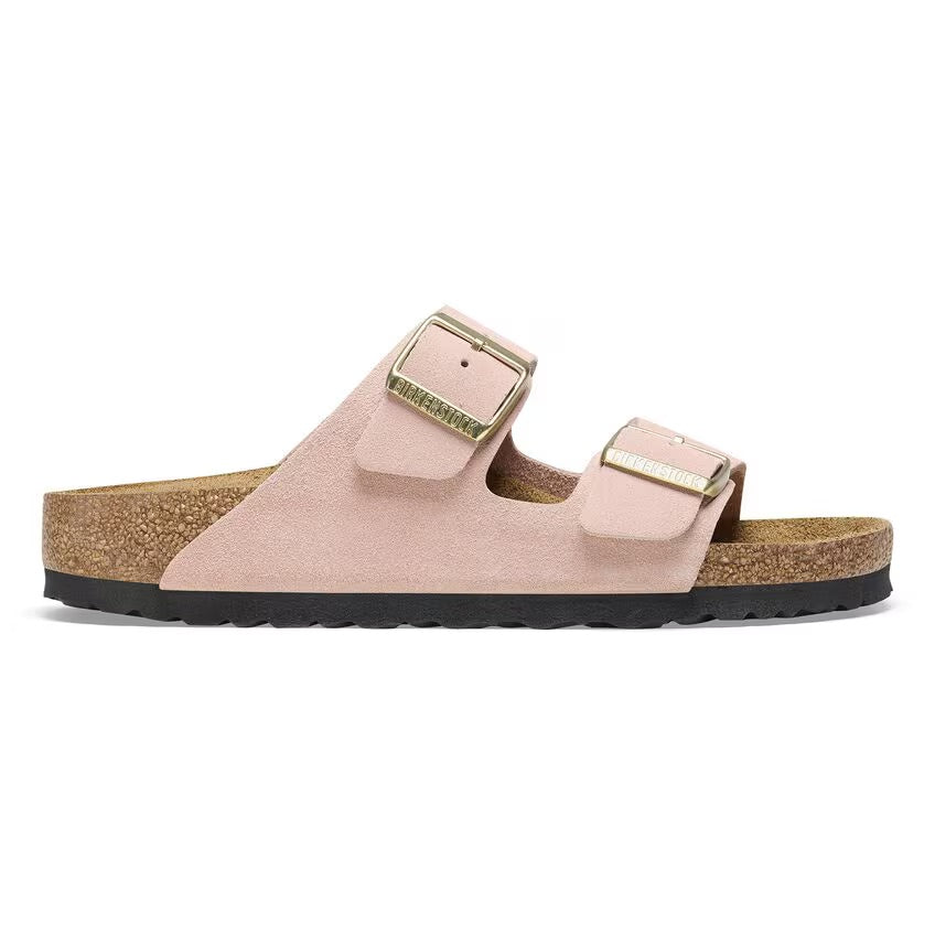 Birkenstock ARIZONA 1026138 Light Rose | Suède Largeur Régulière - Boutique du Cordonnier
