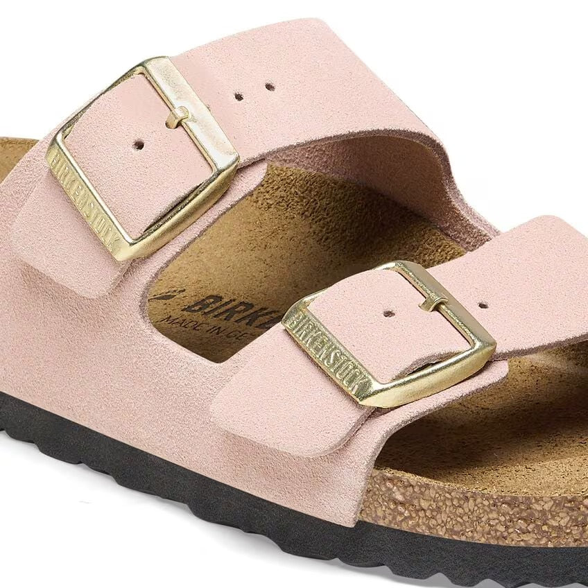 Birkenstock ARIZONA 1026138 Light Rose | Suède Largeur Régulière - Boutique du Cordonnier