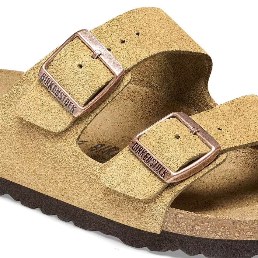 Birkenstock ARIZONA 1026190 Latte Cream | Suède Largeur Régulière - Boutique du Cordonnier