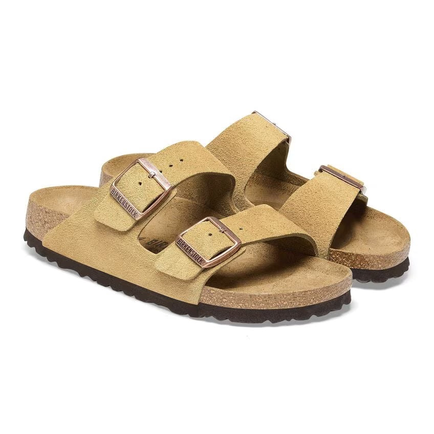 Birkenstock ARIZONA 1026190 Latte Cream | Suède Largeur Régulière - Boutique du Cordonnier