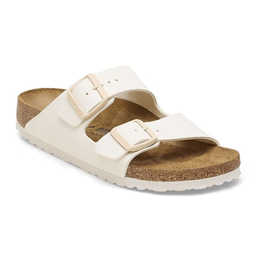 Birkenstock ARIZONA 1027339 Eggshell | Birko-Flor Largeur Étroite - Boutique du Cordonnier