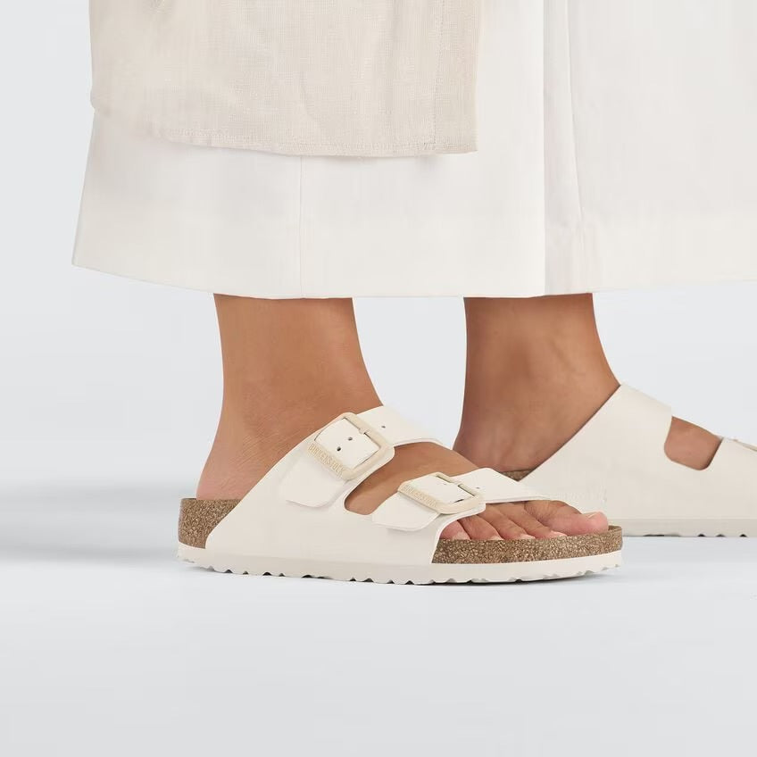 Birkenstock ARIZONA 1027339 Eggshell | Birko-Flor Largeur Étroite - Boutique du Cordonnier