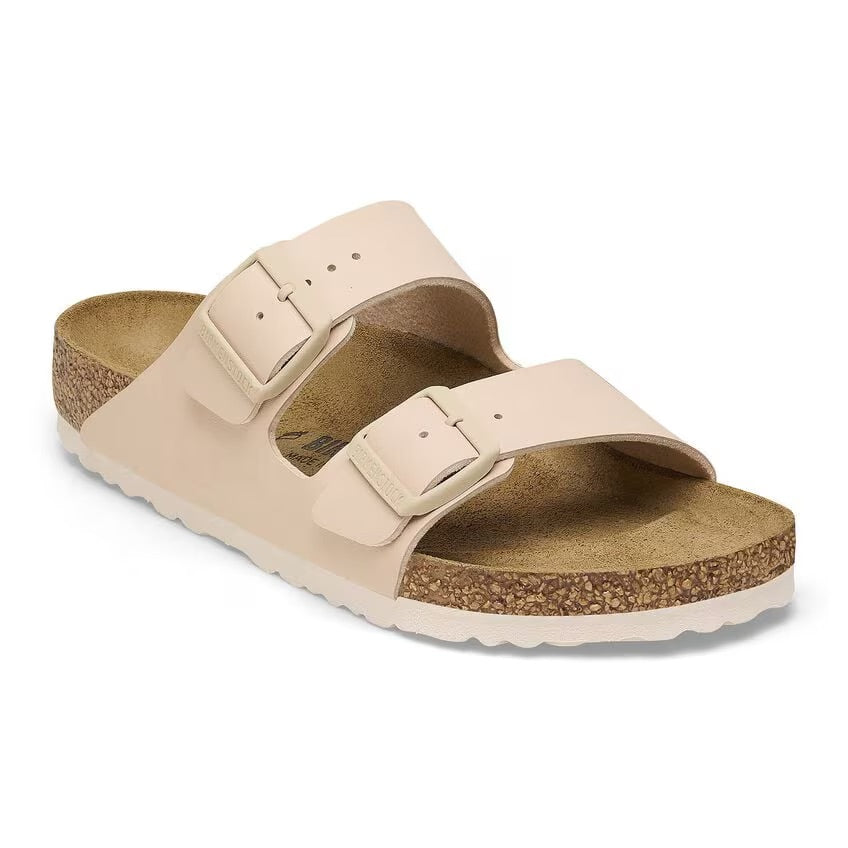 Birkenstock ARIZONA 1027723 New Beige | Birko-Flor Largeur Étroite - Boutique du Cordonnier