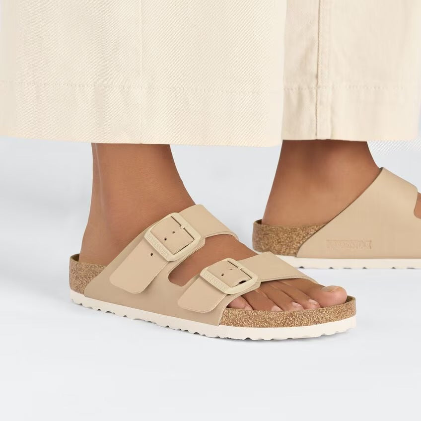 Birkenstock ARIZONA 1027723 New Beige | Birko-Flor Largeur Étroite - Boutique du Cordonnier