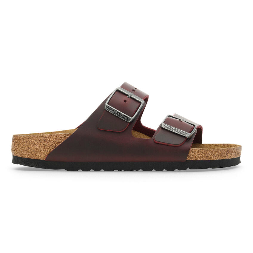 Birkenstock ARIZONA 1028011 Zinfandel | Cuir Largeur Étroite - Boutique du Cordonnier
