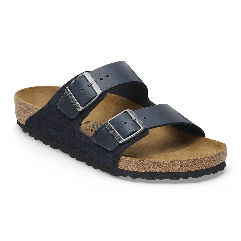 Birkenstock ARIZONA 1028152 Midnight | Suède/Cuir Largeur Régulière - Boutique du Cordonnier