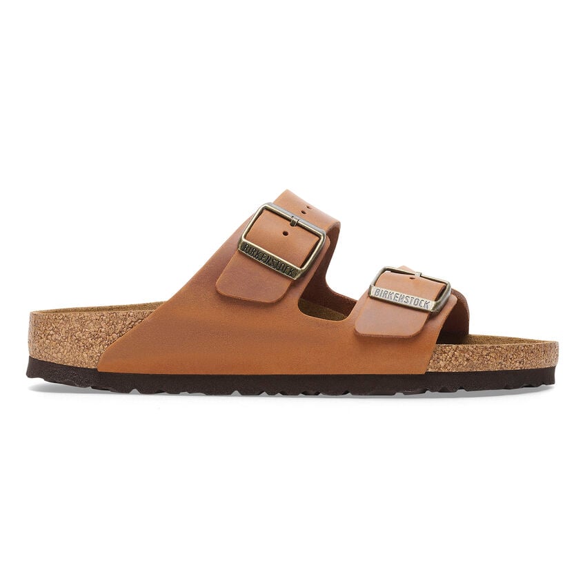 Birkenstock ARIZONA 1028272 Cognac | Cuir Largeur Régulière - Boutique du Cordonnier