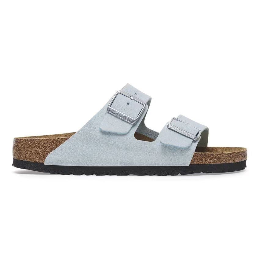 Birkenstock ARIZONA 1029284 Baby Blue | Suède Largeur Régulière - Boutique du Cordonnier