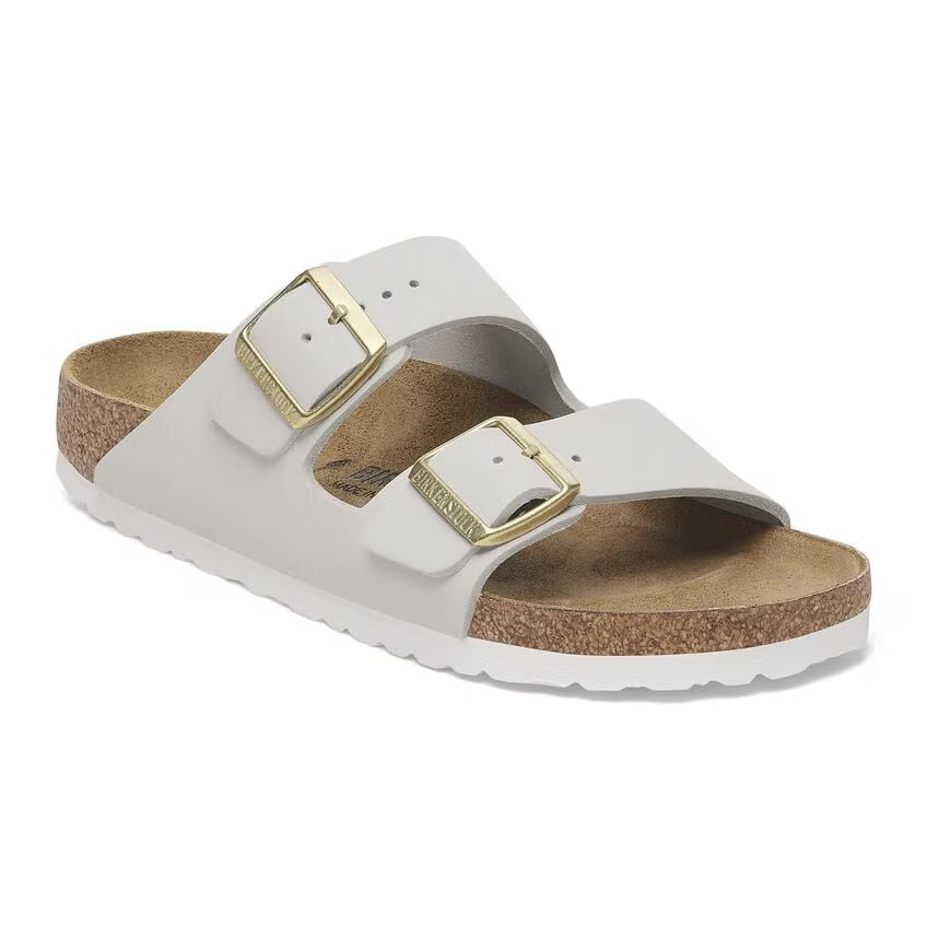 Birkenstock ARIZONA 1029405 Antique White | Nubuck Largeur Régulière - Boutique du Cordonnier
