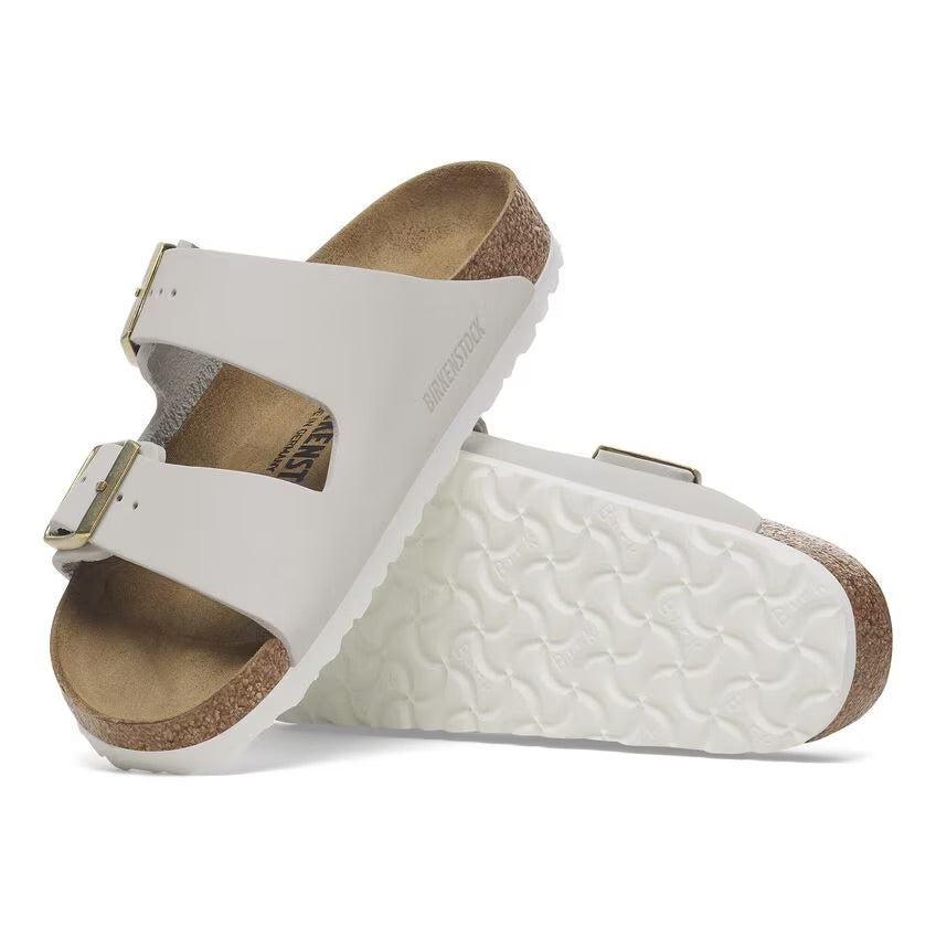 Birkenstock ARIZONA 1029405 Antique White | Nubuck Largeur Régulière - Boutique du Cordonnier