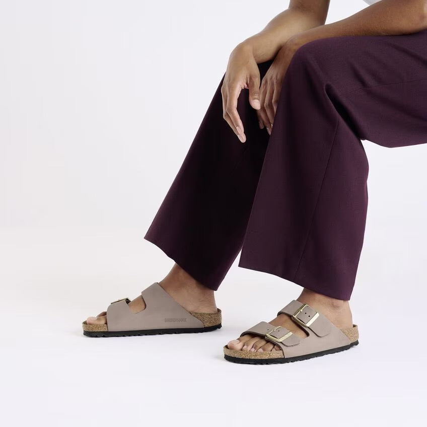 Birkenstock ARIZONA 1029407 Faded Purple | Nubuck Largeur Régulière - Boutique du Cordonnier