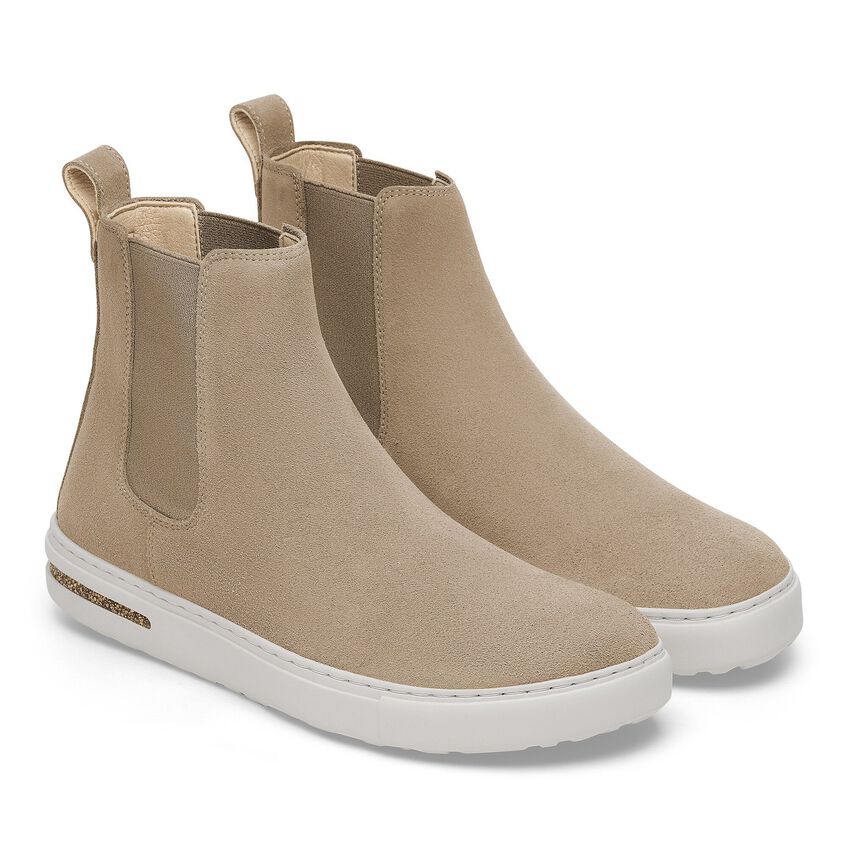 Birkenstock BEND CHELSEA 1028483 Taupe | Suède Largeur Étroite - Boutique du Cordonnier