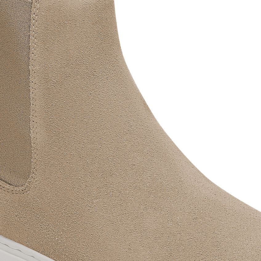 Birkenstock BEND CHELSEA 1028483 Taupe | Suède Largeur Étroite - Boutique du Cordonnier