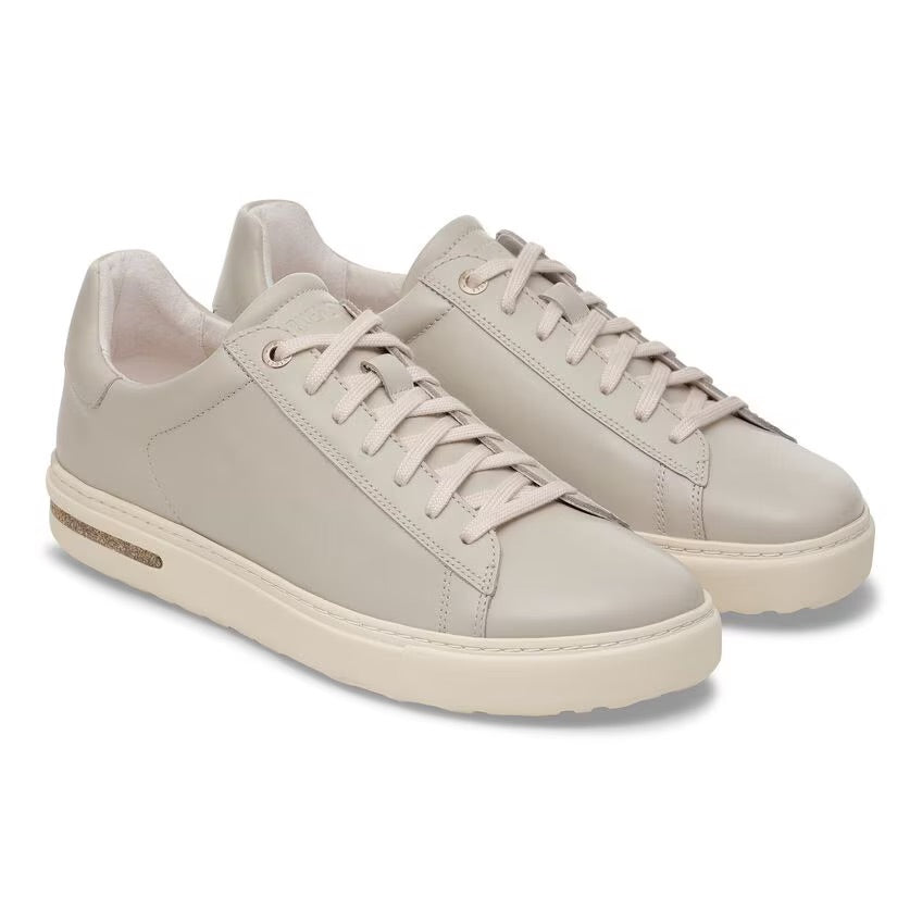 Birkenstock BEND LOW 1030082 High Shine Oyster | Cuir Largeur Étroite - Boutique du Cordonnier