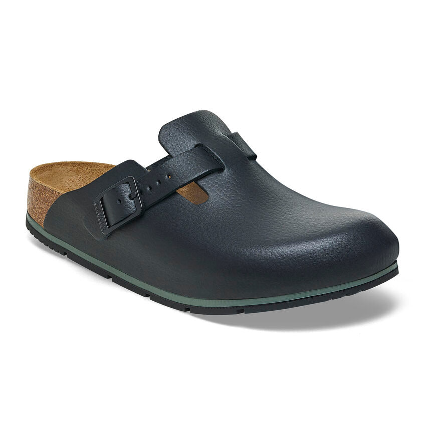 Birkenstock BOSTON PRO 1026222 Noir | Cuir Largeur Étroite  Sabots professionnels antidérapants - Boutique du Cordonnier