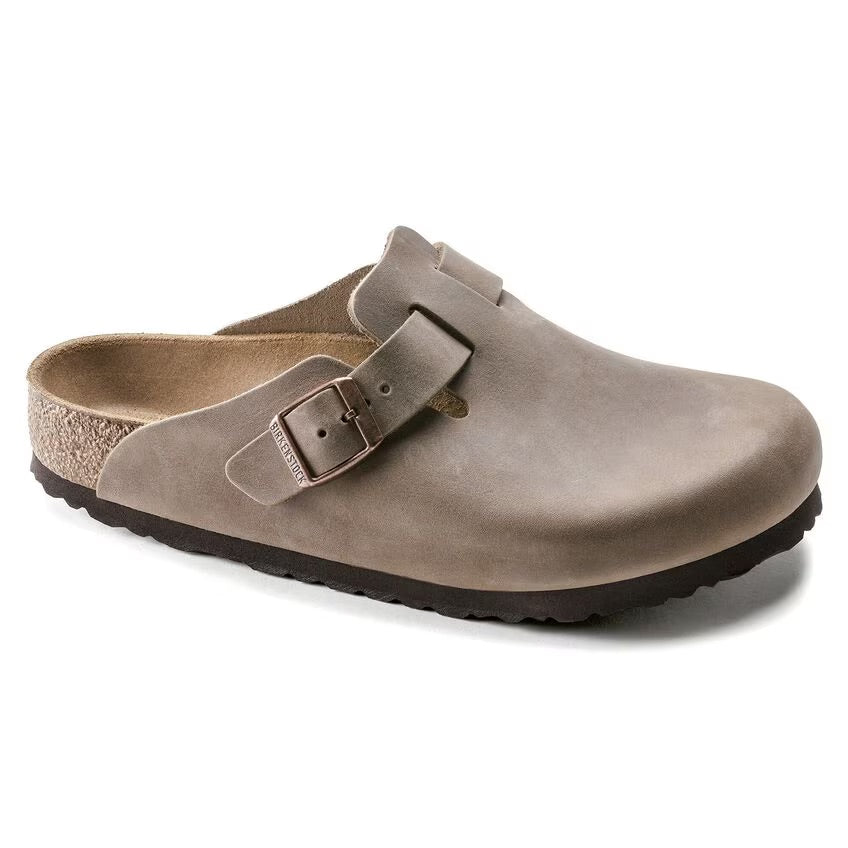 Birkenstock BOSTON 960811 Tabacco | Cuir Largeur Régulière - Boutique du Cordonnier