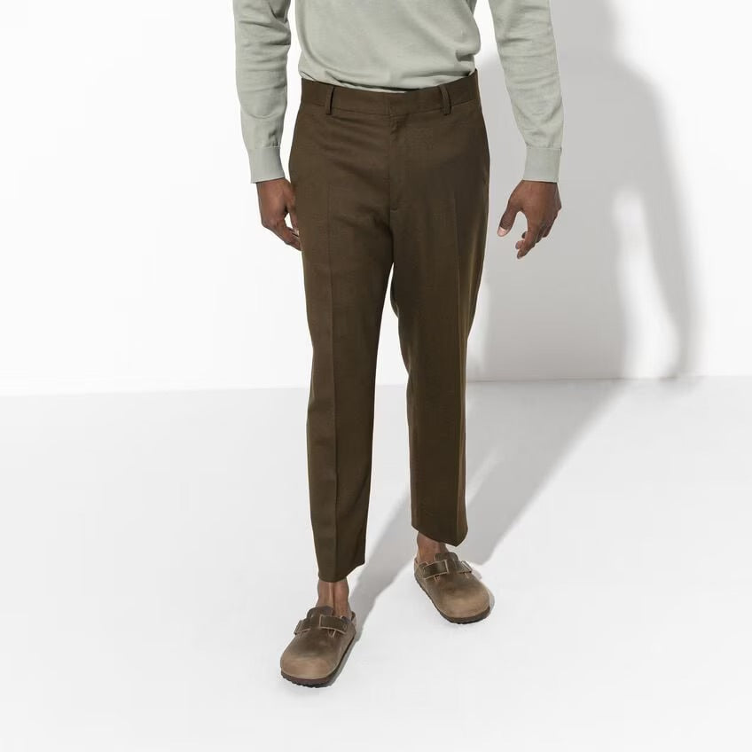 Birkenstock BOSTON 960811 Tabacco | Cuir Largeur Régulière - Boutique du Cordonnier