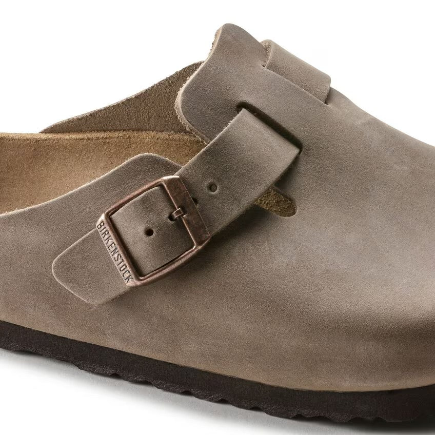Birkenstock BOSTON 960811 Tabacco | Cuir Largeur Régulière - Boutique du Cordonnier