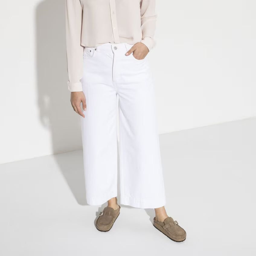 Birkenstock Buckley 1019490 Gray Taupe | Suède Largeur Étroite - Boutique du Cordonnier