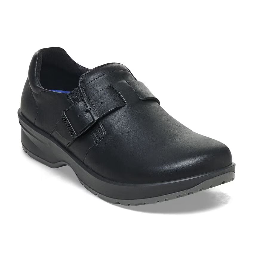 Birkenstock CARIS PRO 1027414 Noir | Cuir Largeur Régulière Antidérapant - Boutique du Cordonnier